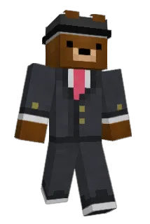 FuzzKing Minecraft avatar full body