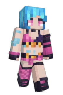 Fuzzdle Minecraft avatar full body