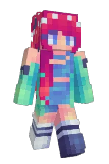Fuzzlechan Minecraft avatar full body
