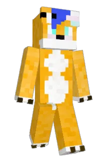 FuzzyTheFox Minecraft avatar full body