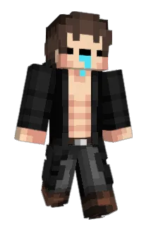 GENERAL_Skinny Minecraft avatar full body