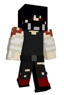 GH05TBL4D3 Minecraft avatar full body