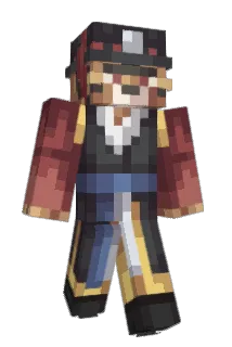 GL0691 Minecraft avatar full body