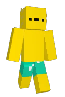 GLaBOOS Minecraft avatar full body