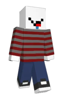 GT081 Minecraft avatar full body