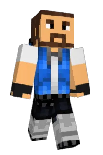 G_R_E_E_D Minecraft avatar full body