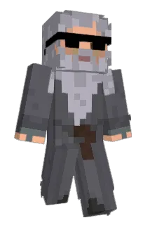 GabbarGandalf Minecraft avatar full body