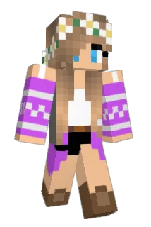 GajiGal Minecraft avatar full body