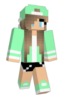 GamerChika Minecraft avatar full body