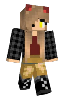 GamerFoxy Minecraft avatar full body