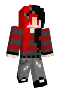 GamerGirl6000 Minecraft avatar full body