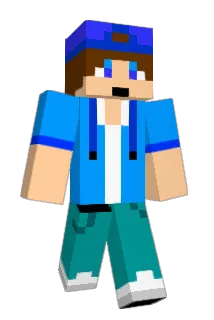 GamingBubi Minecraft avatar full body