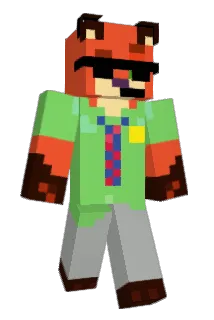 GangFOX Minecraft avatar full body