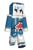GauGura Minecraft avatar full body