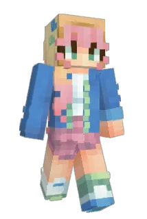 Geek Minecraft avatar full body