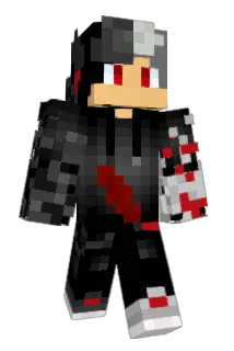 Geilebrille Minecraft avatar full body