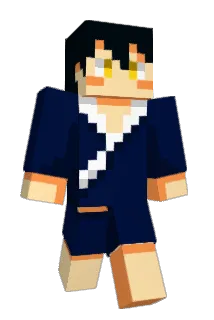 GeneralBlack Minecraft avatar full body