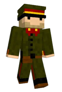 GeneraleRusso Minecraft avatar full body