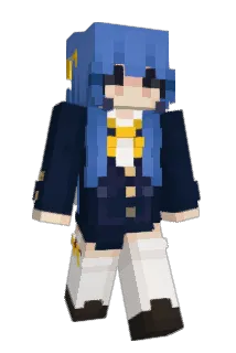 Geomagnetic Minecraft avatar full body