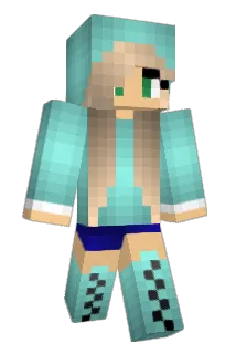 GhostySquid Minecraft avatar full body