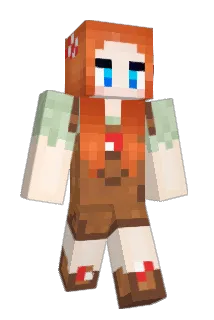 GingerBeee Minecraft avatar full body