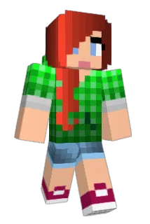 GingerPixels Minecraft avatar full body