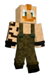 Gingeren Minecraft avatar full body