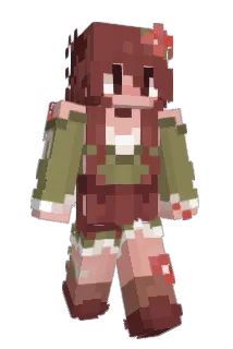 Gingerposh Minecraft avatar full body