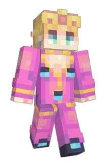 GiornoGivona Minecraft avatar full body