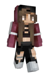 GirlFire Minecraft avatar full body
