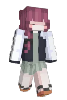 GirlPockets Minecraft avatar full body