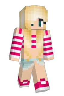 Girlcrash Minecraft avatar full body