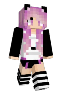 Girlinagame Minecraft avatar full body