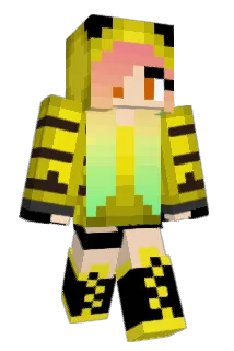 Girlpro Minecraft avatar full body