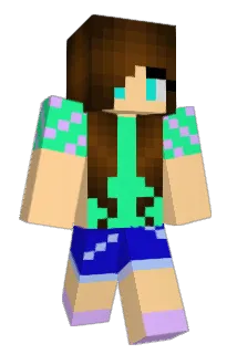 GirlyGIrl303 Minecraft avatar full body