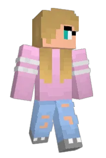 GirlyGamerC Minecraft avatar full body