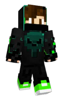 Gl0Bl3 Minecraft avatar full body