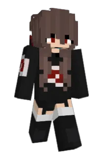 Gl0omyRaven Minecraft avatar full body