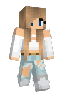 Gl0wStick Minecraft avatar full body