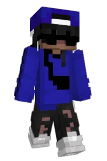 Gl7tch Minecraft avatar full body