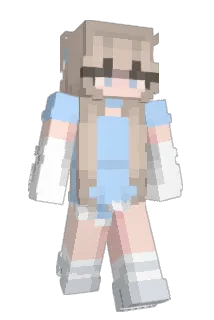 Glaceyon Minecraft avatar full body