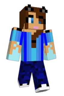 Glassdrop Minecraft avatar full body