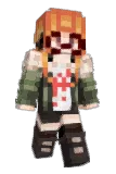 GlassesGal Minecraft avatar full body