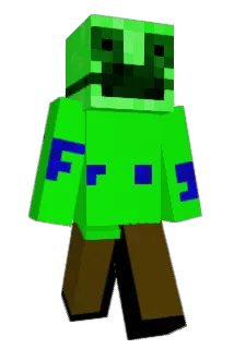 GliFrog Minecraft avatar full body