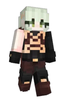 GlidingClover Minecraft avatar full body