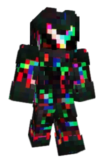 GlitchPulse Minecraft avatar full body