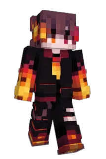 GlitchRunning Minecraft avatar full body