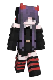 GlitchSnowy Minecraft avatar full body