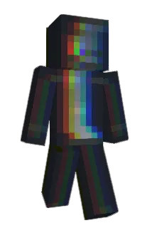 GlitchedPlayer Minecraft avatar full body