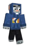 Glitchmittel Minecraft avatar full body